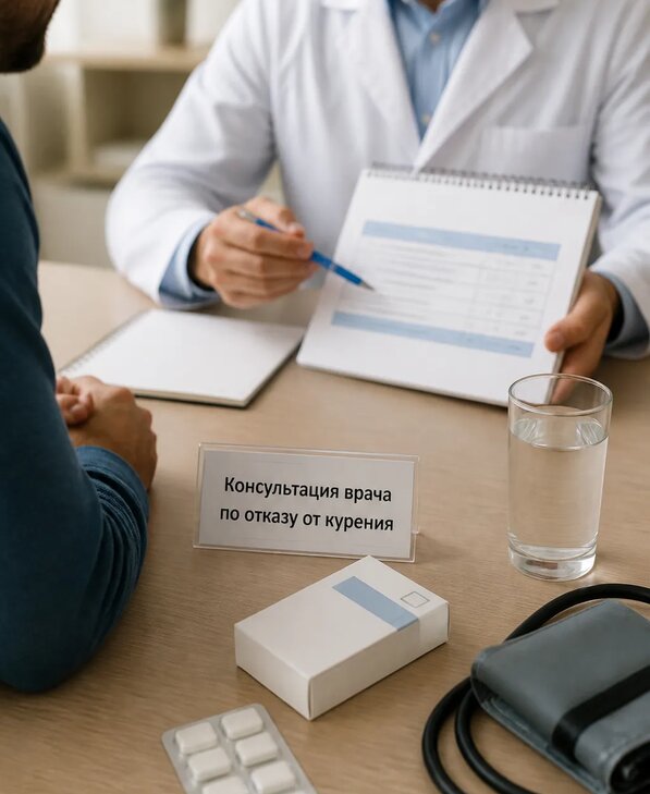 Консультация врача по отказу от курения для взрослых в Лесозаводске